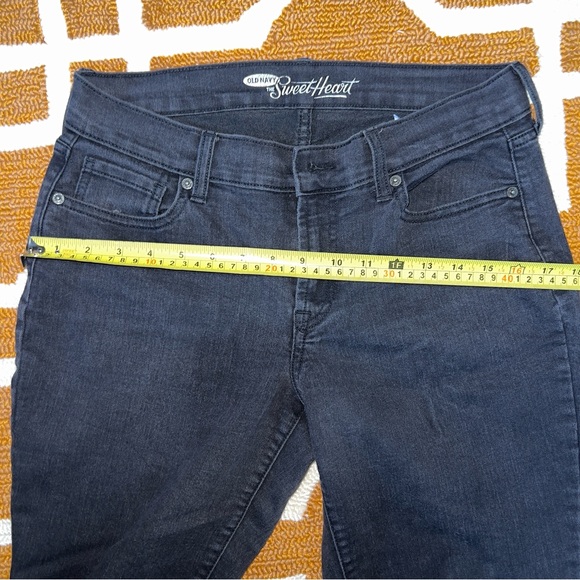 Old Navy Womens Size 6 Regular Sweetheart Black Denim Jeans - Picture 4 of 6